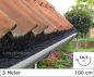 Preview: Dachrinnenbürste Ø 10,5 cm - Länge 100 cm - 5er-Gebinde - auf Wunsch mit 3 Sicherungsklammern